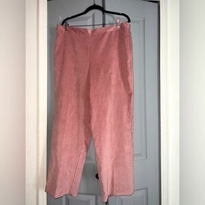 💓Alfred Dunner women's plus size 16 pants slacks trousers pull on elastic pink